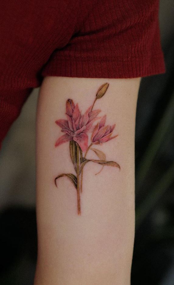 50+ Stunning Flower Tattoos